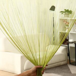 String Curtain Fringe Panel Thread Strip Backdrop Divider for Decor Lawn Green